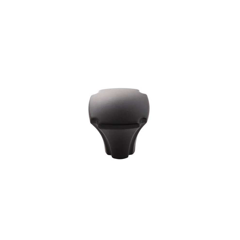 1.125 In. Square Knob, Matte Black 780997538754