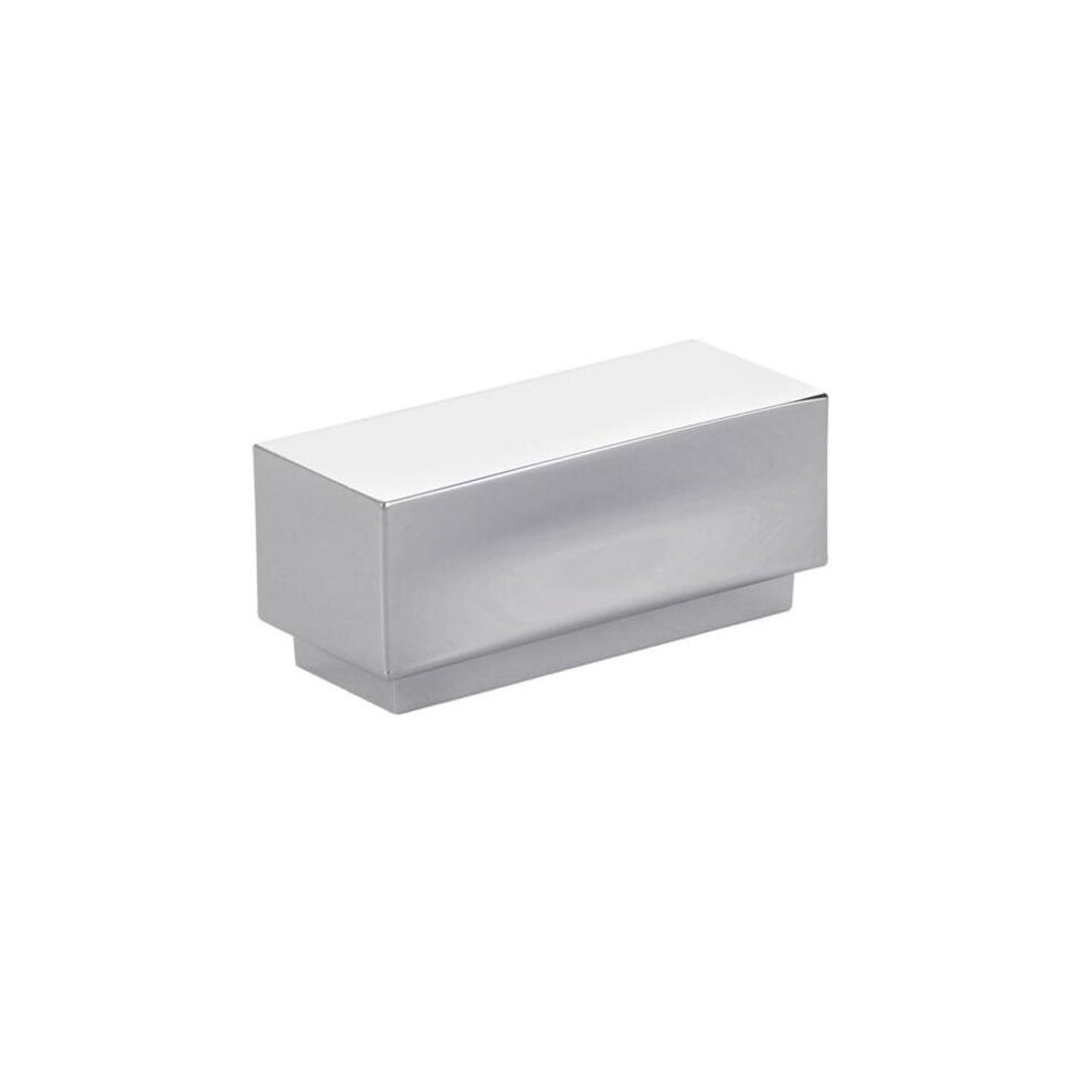 1 In. Center To Center Cinder Cabinet Knob, Bright Chrome - 2.25 In. 752516114855