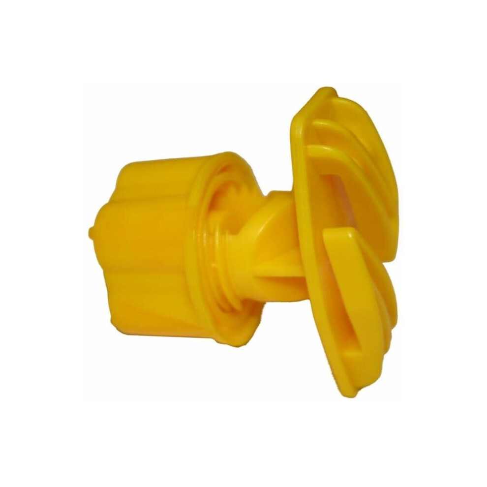 Rod Post Insulator For Poly Tape - Yellow 752516172343