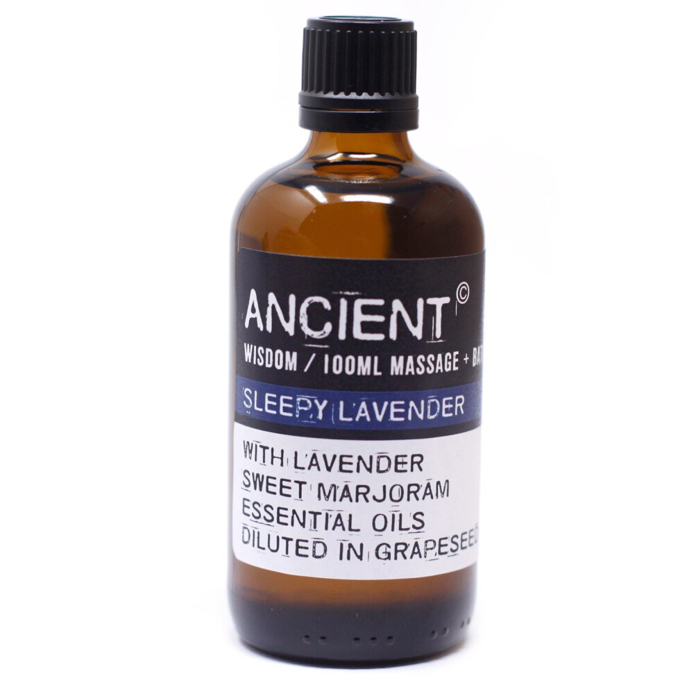 Ancient Wisdom Lavender Sleepy Massage Oil - 100Ml