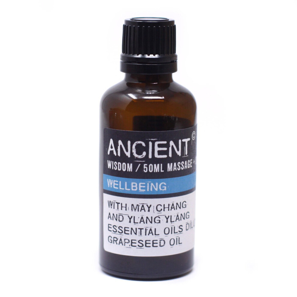 Ancient Wisdom Wellbeing Massage Oil - 50Ml