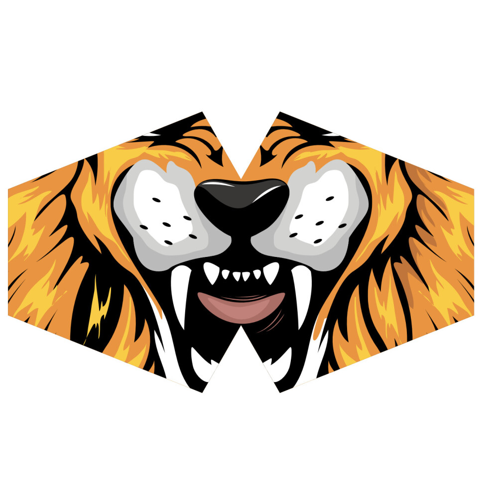 Reusable Fashion Face Mask - Tiger (Children) 5056368308055