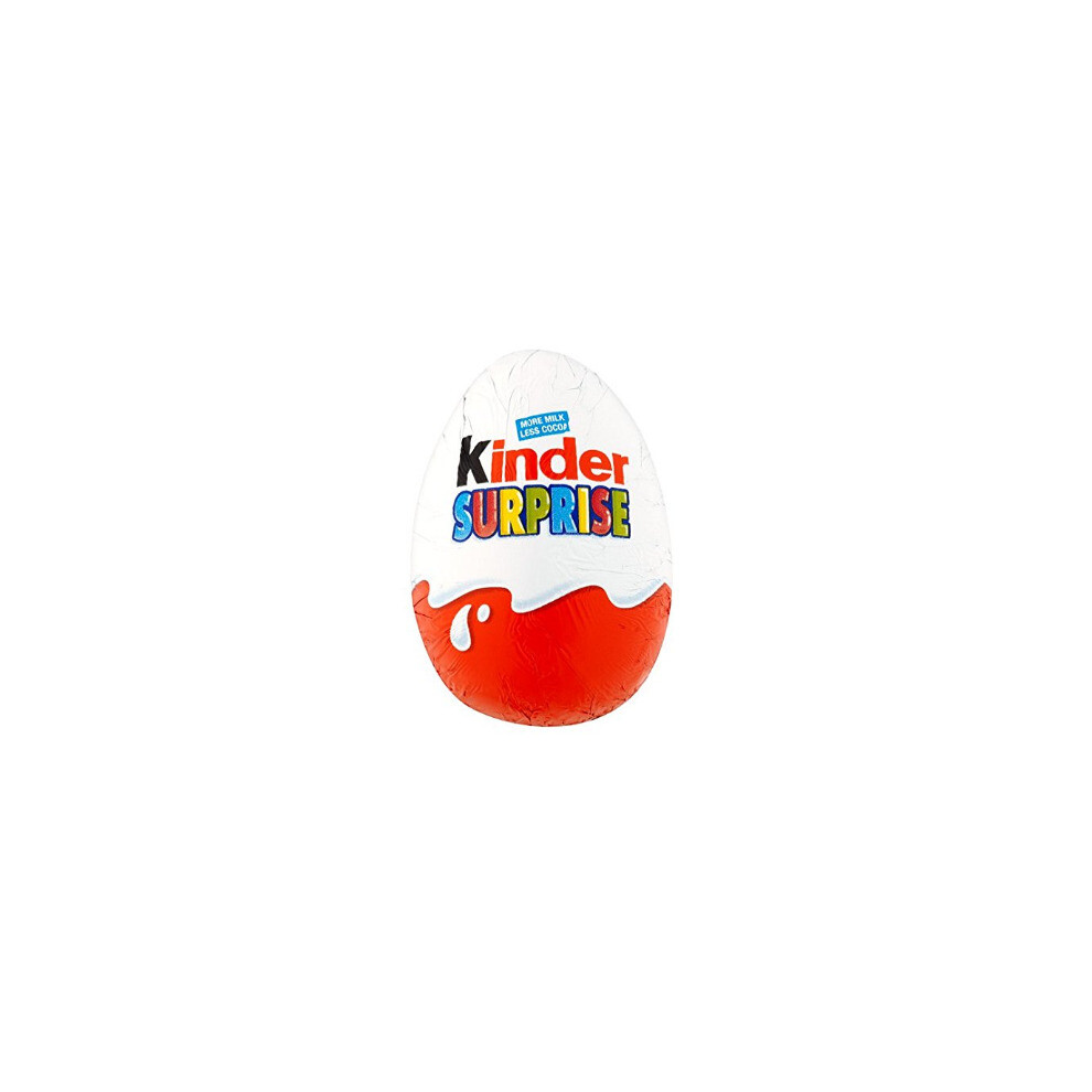 Kinder Surprise Milk Chocolate Eggs - 72 Count With Toy Surprises In Every Egg