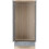 Seconique Nevada Wardrobe Grey 2 Door 1 Drawer Gloss and Oak Effect Hanging Rail 4