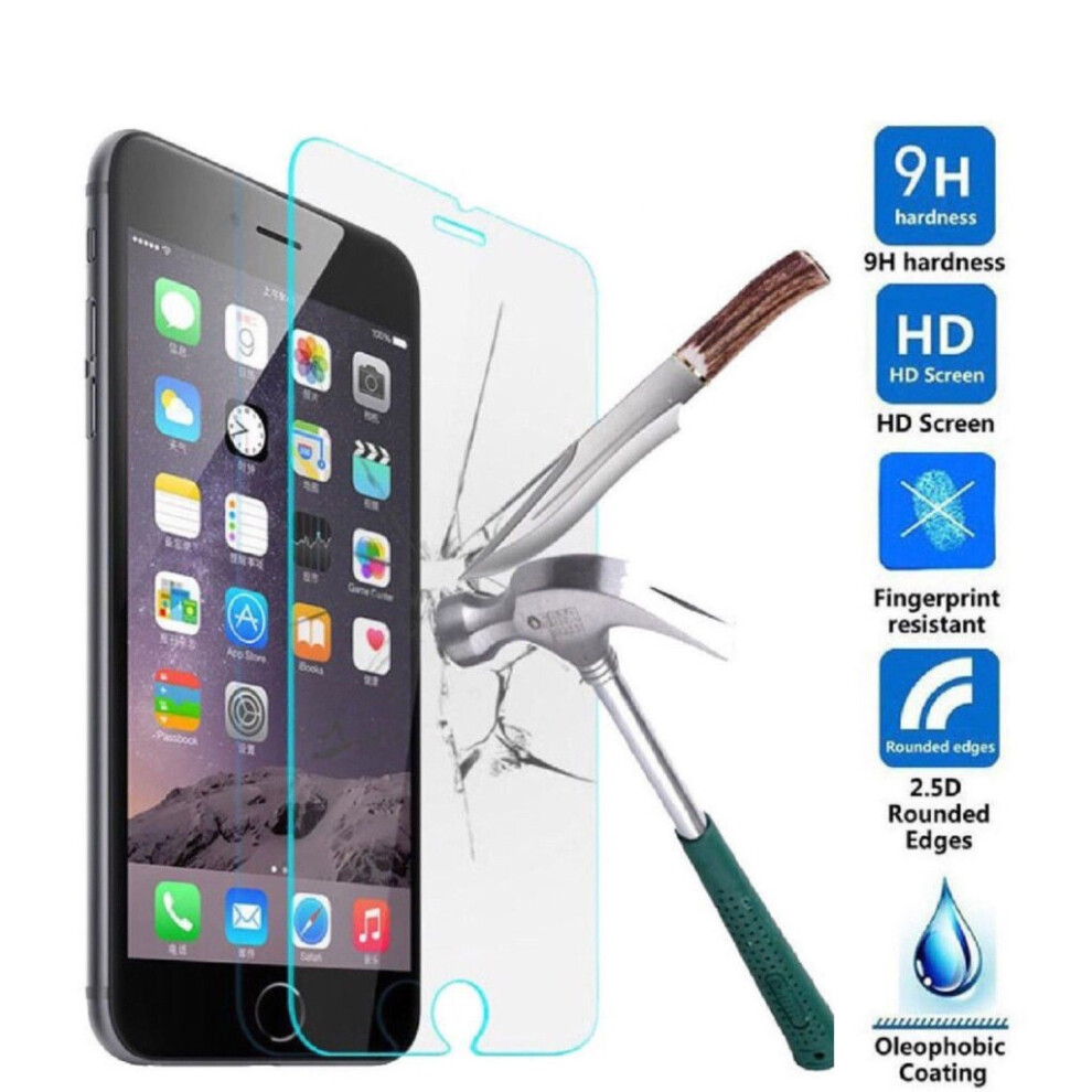 For Apple Iphone 8 Tempered Glass Screen Protector Crystal Clear 5060578155705