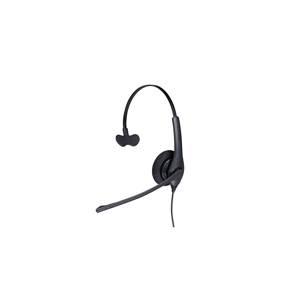 Jabra Biz 1500 Quick Disconnect On-Ear Mono Headset - Corded Headphone with Noise-cancelling Microphone and Volume Spike Protection for Deskphones, Bl-image-OPC-P6HB8CS-NEW