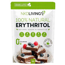 100% Natural Erythritol 1 Kg (2.2 lb) Granulated ZERO Calorie Sugar Replacement