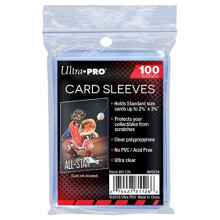 Ultra Pro AW1365 Standard Soft Sleeves 100pk, Clear