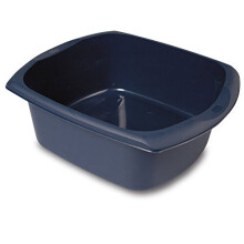 Addis Large Rectangular Washing Up Bowl 9.5 litre Ink Blue, 38 x 32 x 14 cm