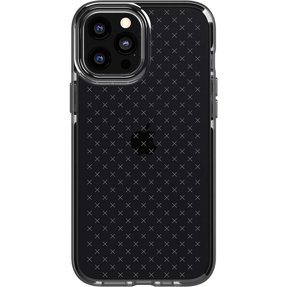 Tech21 Evo Check - Custodia Per Apple Iphone 12 Pro Max 5G, Antimicrobica, Elimina I Germi, Igienicamente Pulita, Con Protezione Da Cadute Fino A 3,6 M, Colore Nero