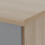 Seconique Nevada 3 Drawer Chest Grey Gloss/Light Oak Effect Veneer 2