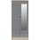 Seconique Nevada Mirrored 2 Door 1 Drawer Wardrobe Grey and Oak Effect 2