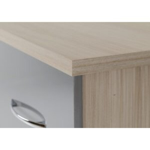 Seconique 100-102-089 Nevada 3+2 Drawer Chest Grey Gloss/Light Oak Effect Veneer, Flat-Pack, Assembly Required 2