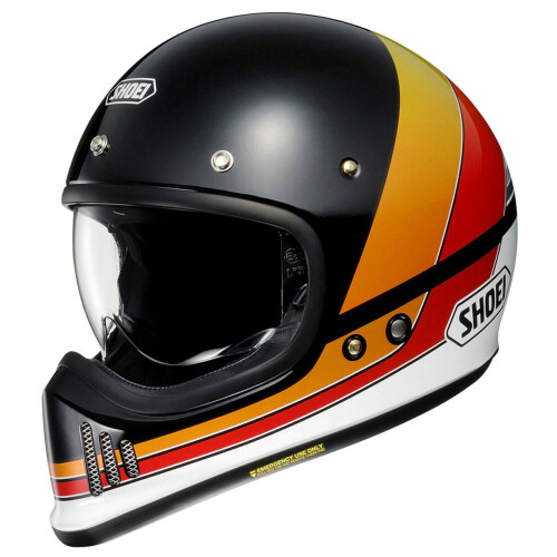 Shoei (XS, Black/Multi-Coloured) Shoei Ex-Zero Equation TC-10 Black