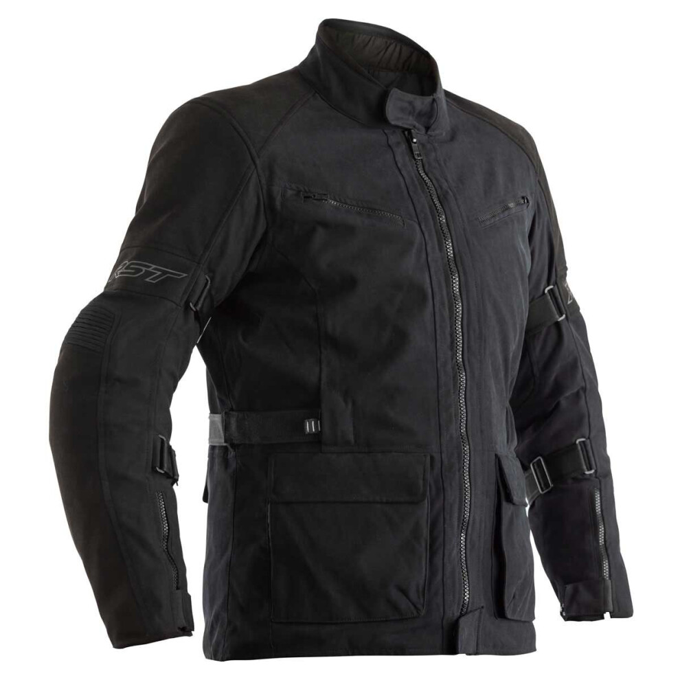 (52, Black) RST Pro Series Raid CE Textile Jacket Black / Black-image-OPC-P6HBGBJ-NEW