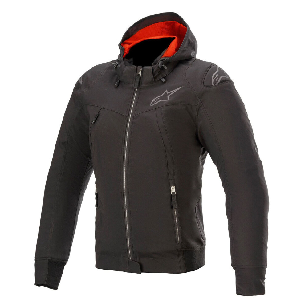 (S) Alpinestars Stella Sektor V2 Tech Ladies Hooded Textile Jacket Black 8059175199455