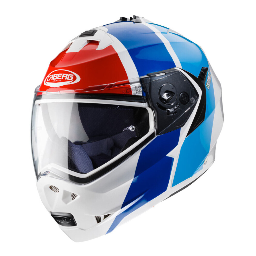 (S, Blue/White) Caberg Duke Ii Impact White / Blue / Light Blue / Red Blue,White,Red 8002391064854