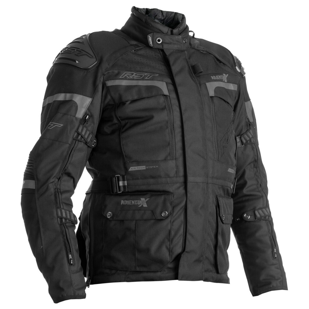 (50, Black) RST Pro Series Adventure-X CE Textile Jacket Black / Black-image-OPC-P6HBT6H-NEW