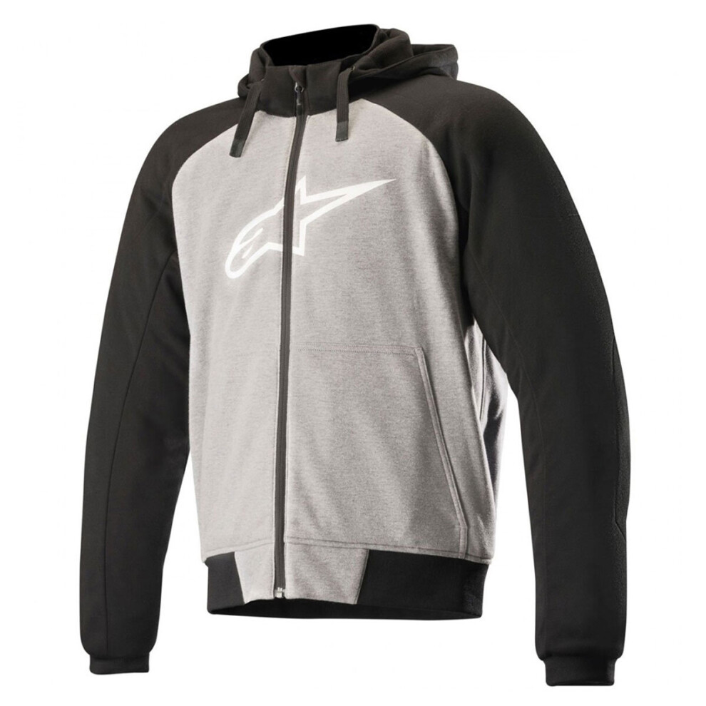 (3Xl) Alpinestars Chrome Sport Hoodie Textile Jacket Melange Grey / Black 8033637075327