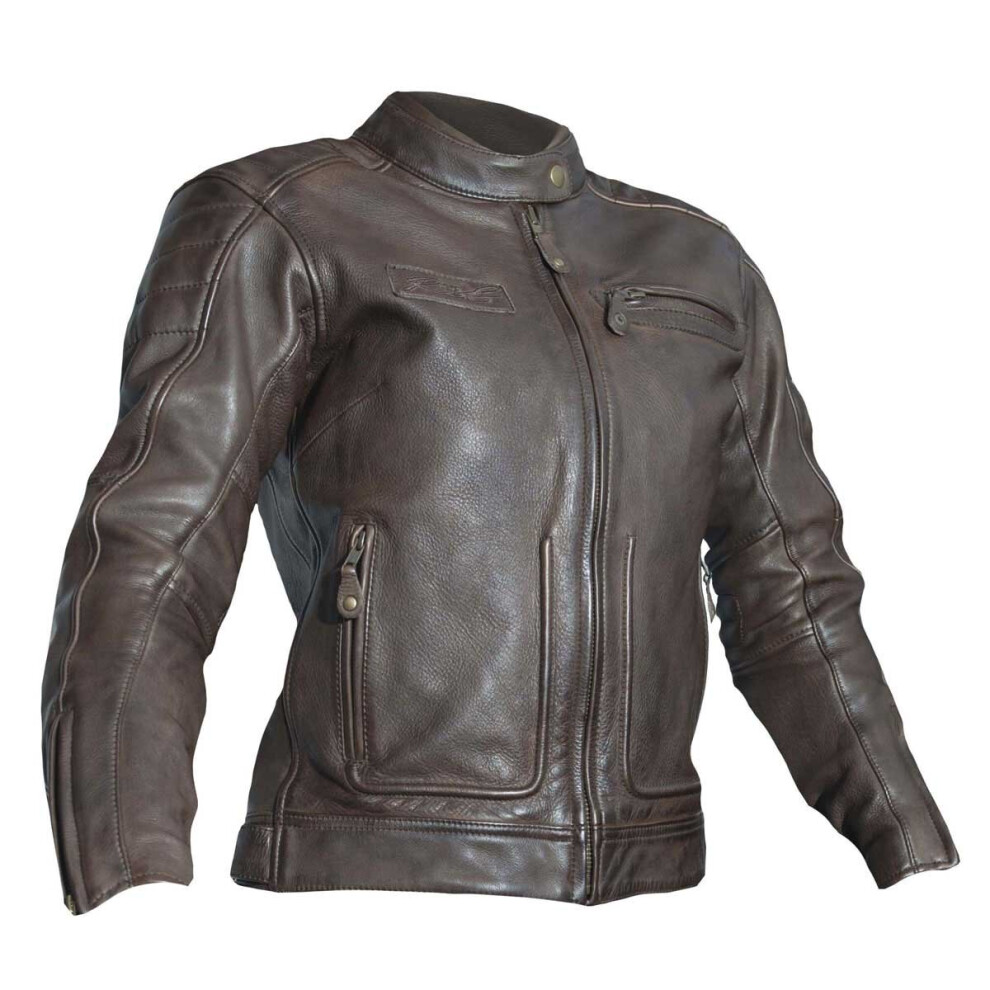 (16, ) Rst Roadster 2 Ce Ladies Leather Jacket Brown 5056136211754
