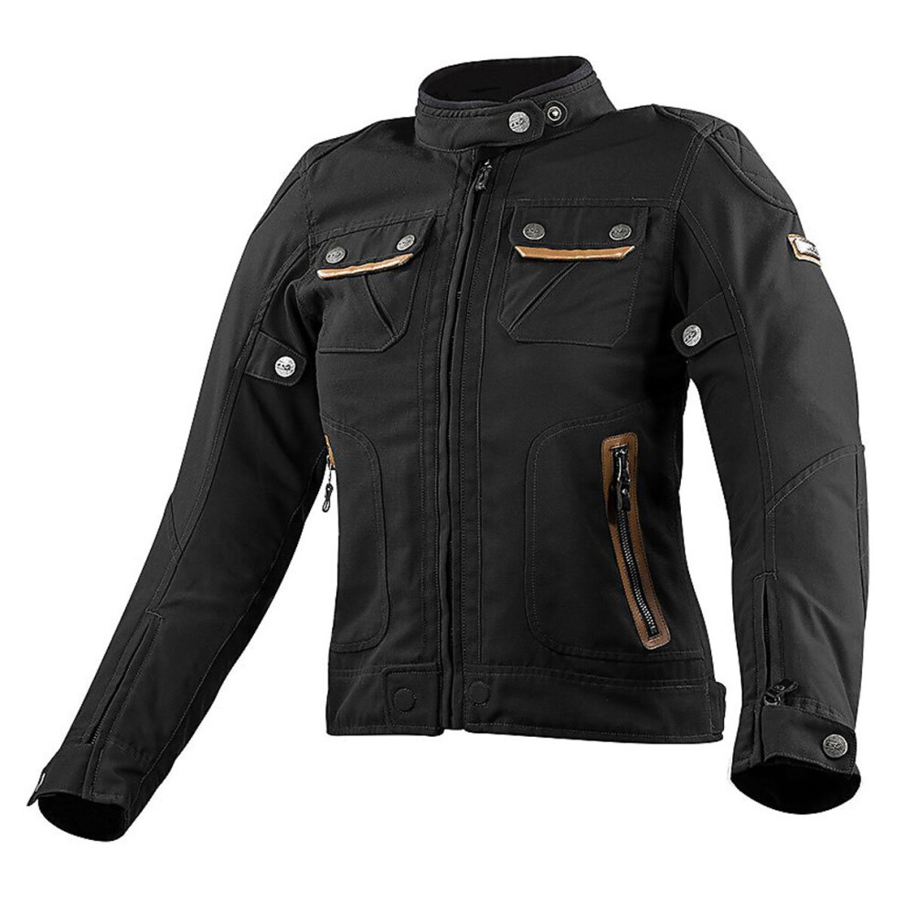 (5Xl) Ls2 Bullet Ladies Textile Jacket Black 6934432886816