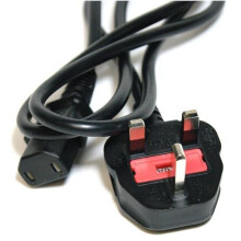 OFFICIAL Xbox One Power Supply 2 Pin Kettle Lead Cable UK Mains Plug 1.2m Fused