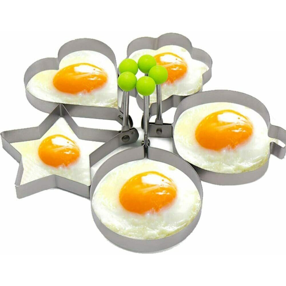 (Stainless Steel Egg Frying Circle Shape Ring ) Stainless Steel Egg Frying Ring Shape Fry Poacher