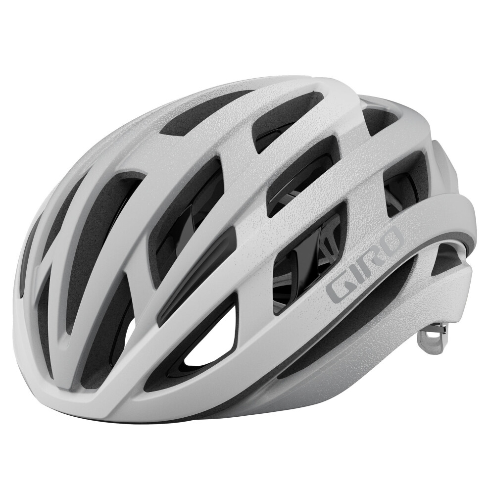 (M - 55-59 CM, Matt White / Silver) Giro Helios Spherical Road Helmet