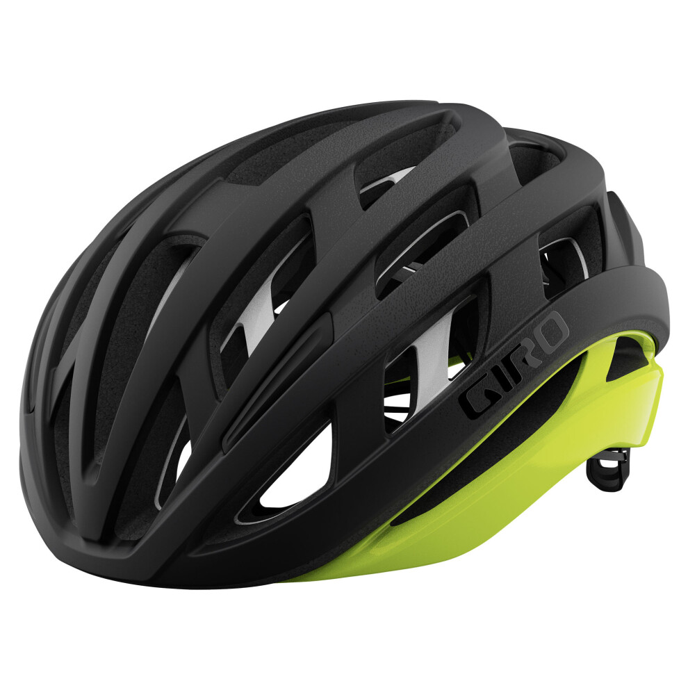 Giro (S - 51-55 Cm, Matt / Highlight Yellow) Helios Spherical Road Helmet Black/Yellow