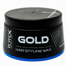 TOTEX - GOLD - SHINE AQUA HAIR WAX - Improved FORMULA - NEW LOOK BARBER - 150ml