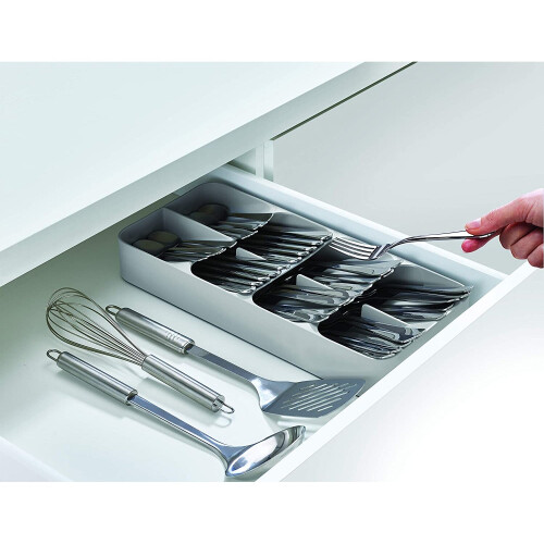 Joseph Joseph Joseph Joseph DrawerStore Kitchen Drawer Organizer Tray, Gray 2