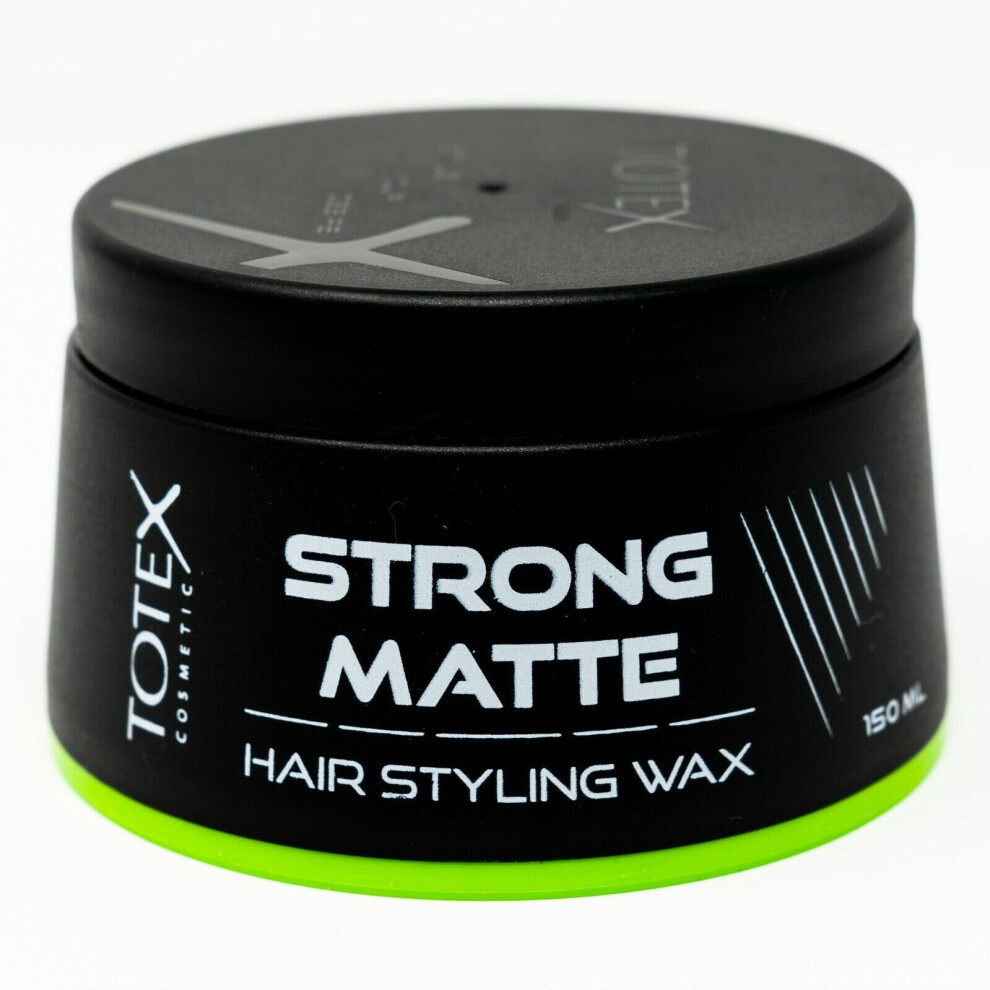 TOTEX - STRONG MATTE - Hair Styling WAX - Improved FORMULA - NEW LOOK - 150 ml