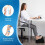Everlasting Comfort Office Foot Rest Under Desk - Pure Memory Foam 5