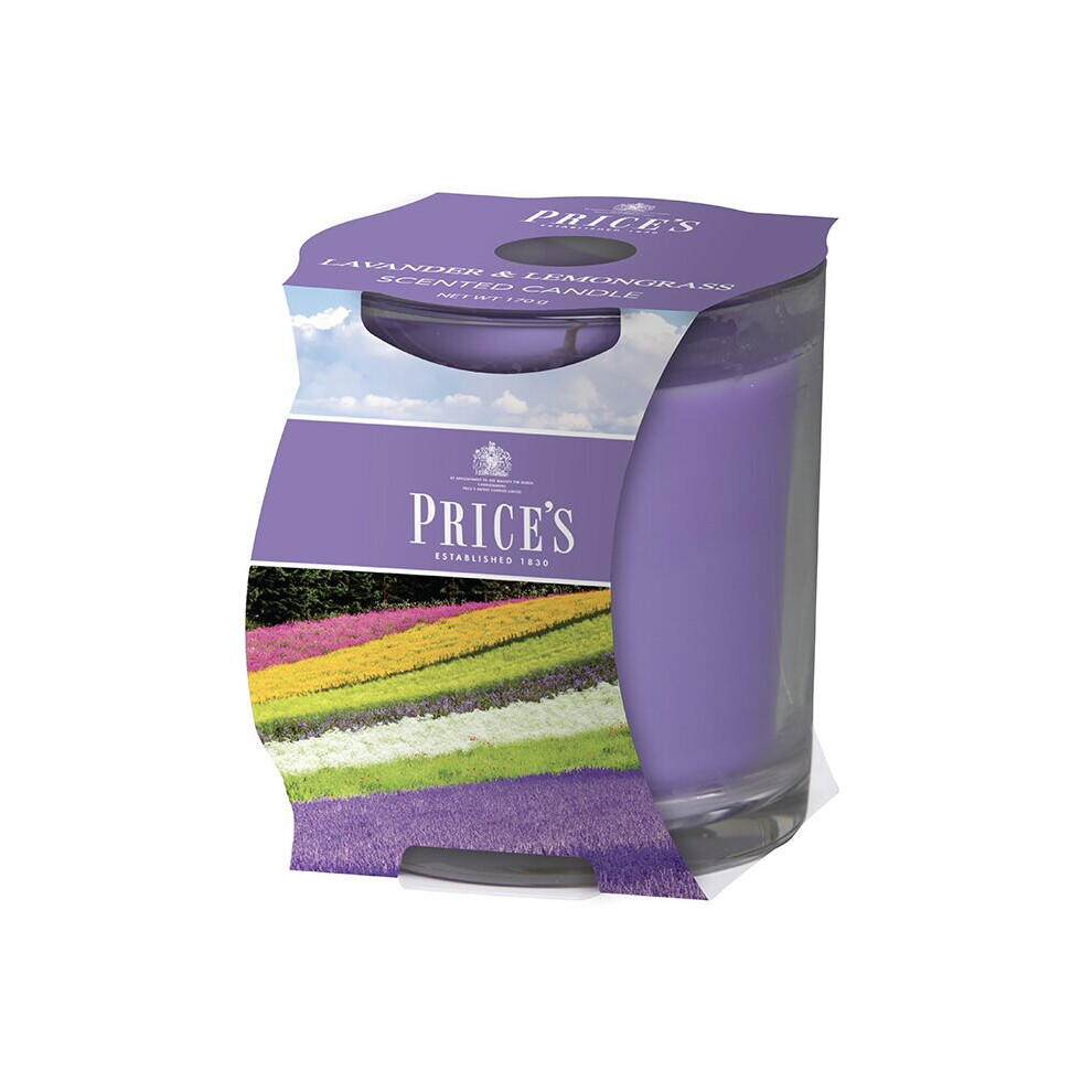 Price's Candles Prices Cluster Jar & Lemongrass Pcj010613 Lavender