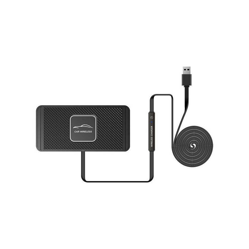 Qi Wireless Car Phone Fast Charger Charging Pad Mat Smart For Iphone Samsung 683546075161