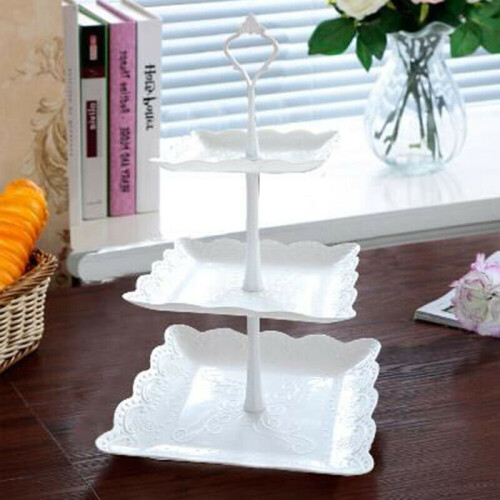 (Square) 3 Tier Cake Stand