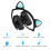 Ranpo (White) Wireless Cat Ear Headphones Rechargeable Foldable Bluetooth Gaming Headset Xmas Gift 8