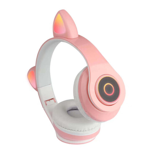 Ranpo (White) Wireless Cat Ear Headphones Rechargeable Foldable Bluetooth Gaming Headset Xmas Gift 2