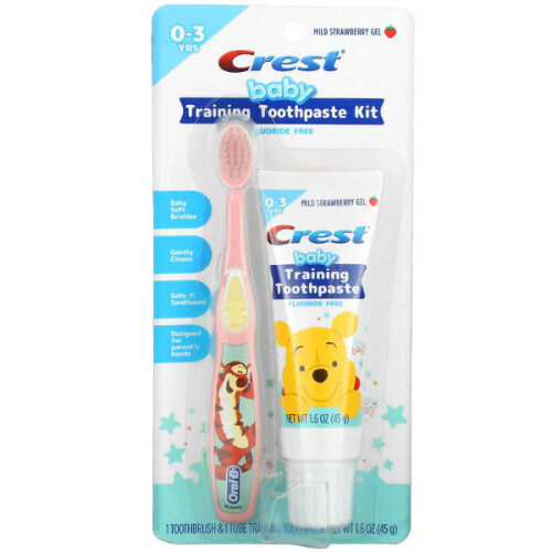 Crest Crest, Baby Training Toothpaste, Soft, Winnie the Pooh, Strawberry 1