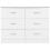Seconique Nevada 6 Drawer Chest White Gloss 2