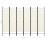 VidaXL vidaXL 3-Panel Room Divider Wall Partition Screen Room Separator White 150cm 6
