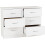 Seconique Nevada 6 Drawer Chest White Gloss 6