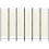 VidaXL vidaXL 3-Panel Room Divider Wall Partition Screen Room Separator White 150cm 4