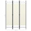 VidaXL vidaXL 3-Panel Room Divider Wall Partition Room Privacy Screen White 120cm 6