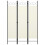 VidaXL vidaXL 3-Panel Room Divider Wall Partition Room Privacy Screen White 120cm 1