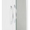 Seconique Nevada Mirrored 2 Door 1 Drawer Wardrobe White Gloss Hanging Rail Storage 3