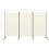 VidaXL vidaXL 3-Panel Room Divider Wall Partition Screen Room Separator White 260cm 5