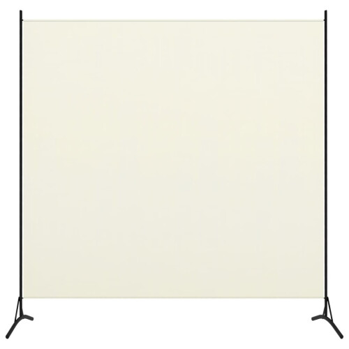 VidaXL vidaXL 1-Panel Room Divider Wall Partition Screen Room Separator White 175cm