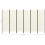 VidaXL vidaXL 6-Panel Room Divider Wall Partition Screen Room Separator White 300cm 6
