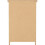 Seconique Nevada 3 Drawer Bedside Chest Oyster Gloss/Light Oak Effect Veneer 2